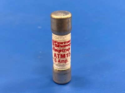 Mersen ATM15 Ferraz Shawmut Amp-Trap , 15A, 600V AC/DC, Fuse