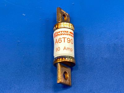 Mersen A6T90 90 Amp Ferraz Shawmut Class T Fast Acting Fuse 600VAC 300VDC