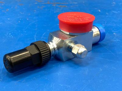 Refrigeration Sales, Inc. 091-400E220/130LZ 1-1/4-12" x 7/8" x 1-1/8" Horizontal Rotalock Service Valve 1/4" Service Port: Left
