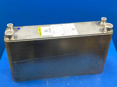 Onda S.p.A. S82 H-128 Brazed Plate Heat Exchanger 2.03/2.06gal (Approximately 6.9 tons) 653 PSI All Refrigerants Except Ammonia