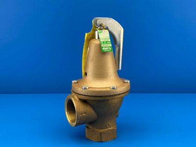 Watt M 174A Model- M, No. Size 1-1/2", Pressure Relief Valve 150PSI and 7,630,000BTU/HR