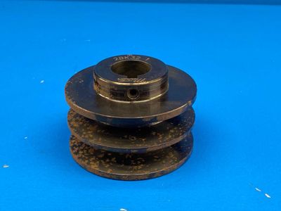 Martin Sprocket & Gear 2BK32 1 FHP V-Belt Pulley 1" bore, 2 grooves, 3.35" O.D.