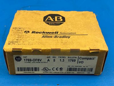 Allen-Bradley 1765-OF8V 1769-OF8V A CompactLogix 8 Pt Output Module