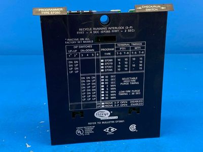 Fireye EP260 Flame Monitor Programmer Module Recycle