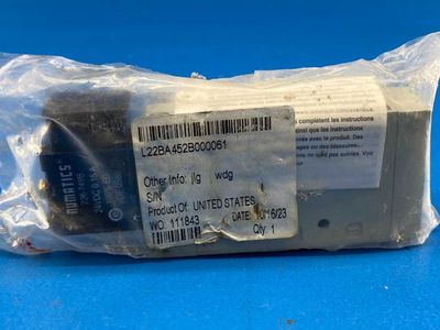 Aventics L22BA452B000061 Solenoid Air Control Valve 4/2 SPR RTN 24VDC, HW, 1/4" NPT