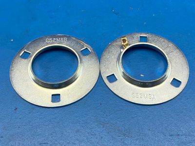 Fafnir G52MSA G52MSB Bearing Flange Housing Plate Zinc-Plated Steel, Precision Mounting for Dual-Row Bearings
