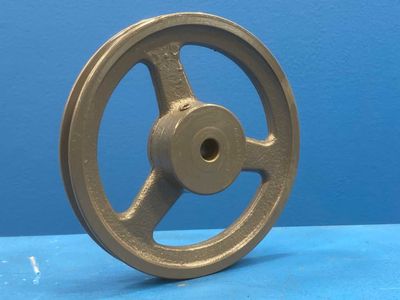 Browning AK64X1/2 1 Groove V-Belt Pulley 1/2" Bore 6.25" O. D, A Belt Section
