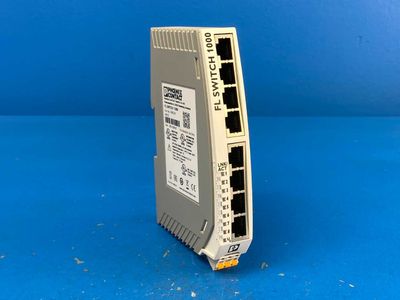 Phoenix Contact FL SWITCH 1108N Ethernet 8-Port 1085243 24V DC/AC 50/60Hz 452 mA Max HW:02, V/C: 03