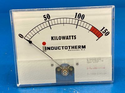 Inductotherm 153-1057 Kilowatts Meter 153-0080 (Missing Screws)