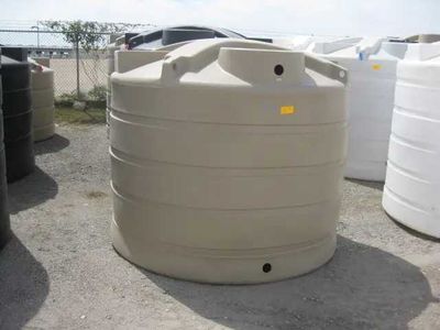 1,350 Gallon Flat Bottom Storage Tank - Tan