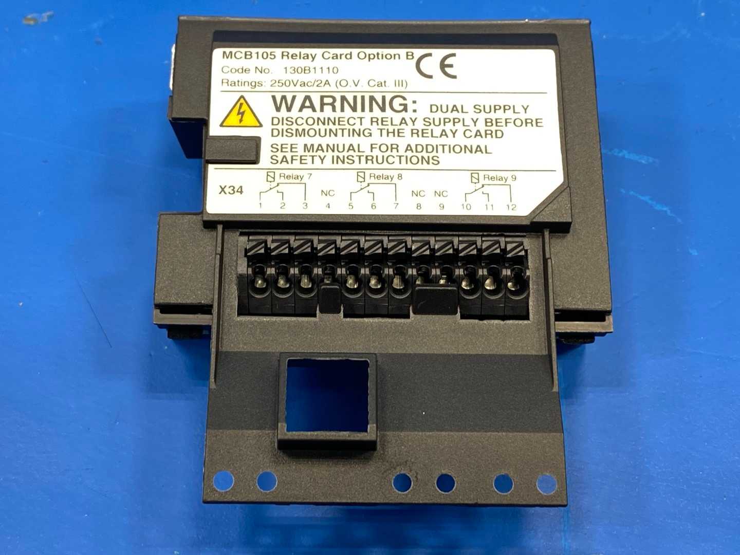 Danfoss MCB105 Relay Card Option B, 130B1110 250Va/2a, (Relay Card Ony)