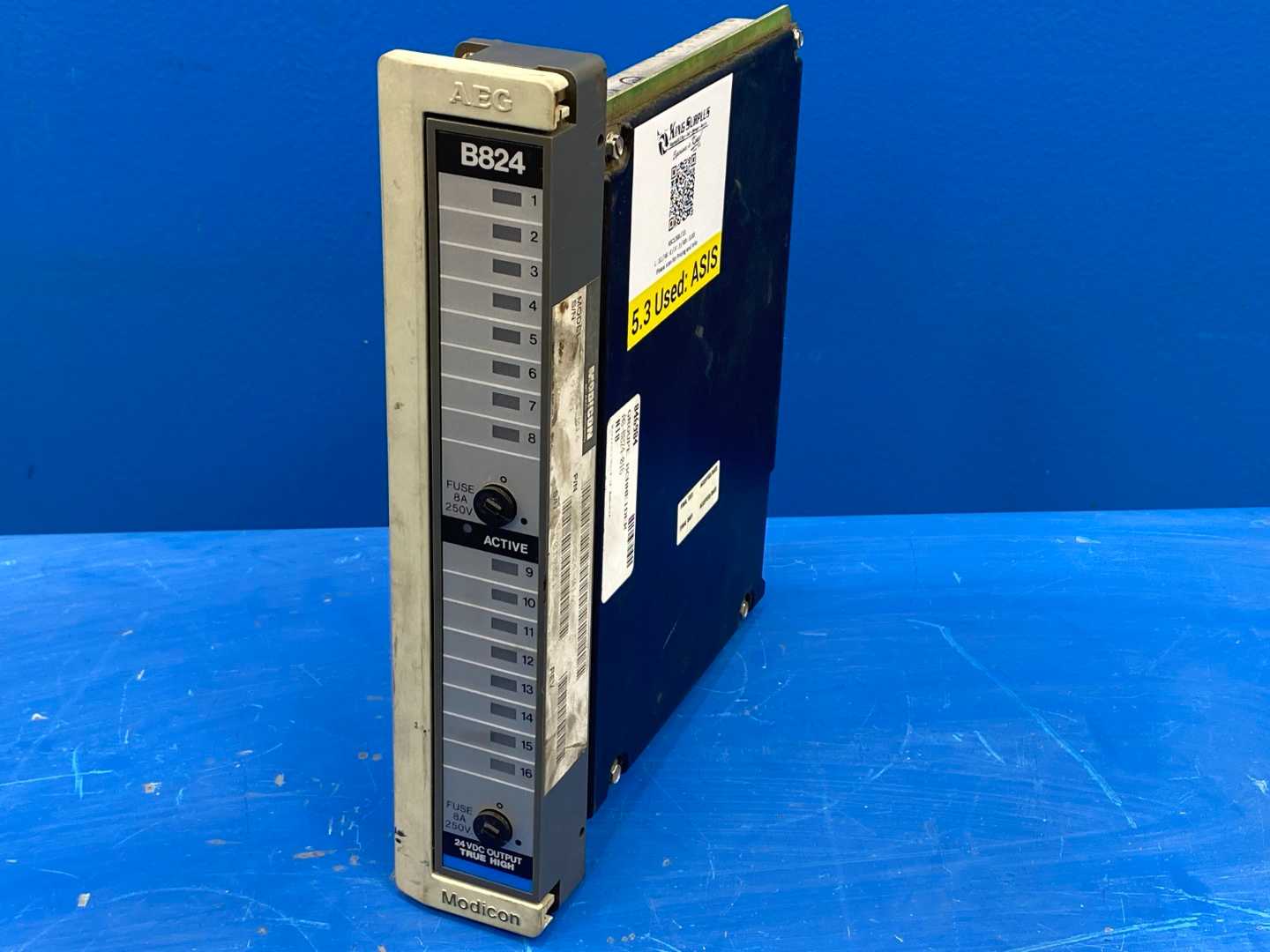 AEG AS-B824-016 Modicon True High Output Module, 24VDC, ASB824016