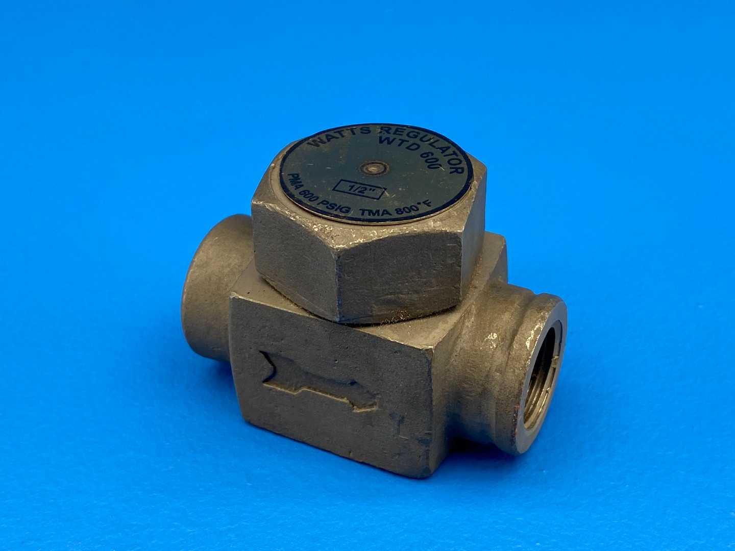Watts WTD 600 1/2" , Thermodynamic Steam Trap, PMA 600PSIG, TMA 800°F