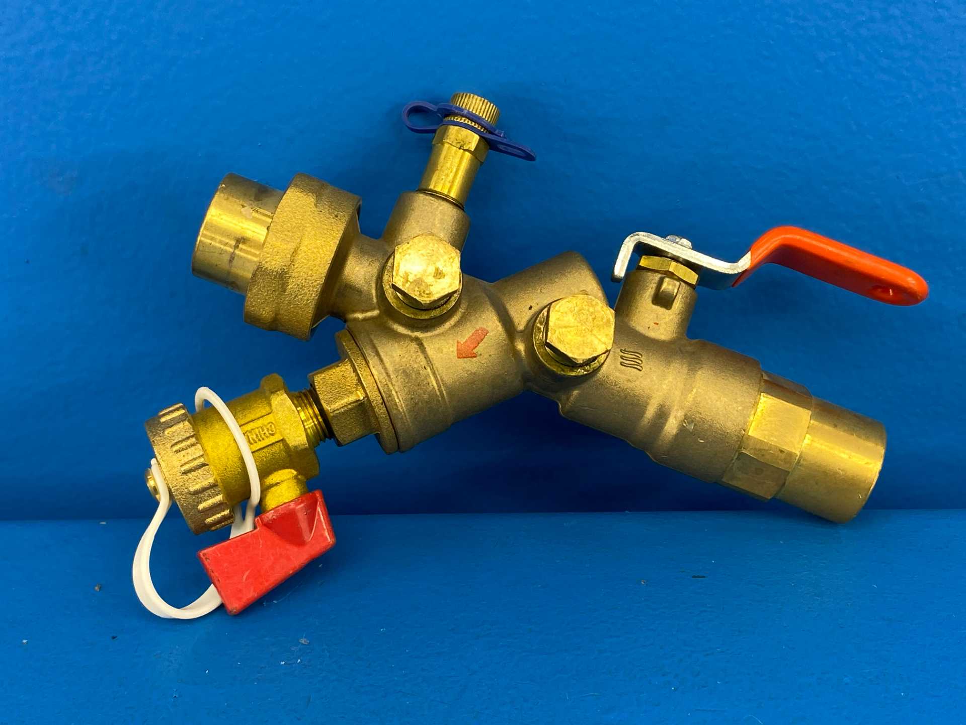 IMI Flow Design YCRSBS-075S-075S-PT1-PL3-HN2 YCR SBS Y-Strainer Ball Valve 3/4" S x 3/4" S Brass 400 WOG PN25