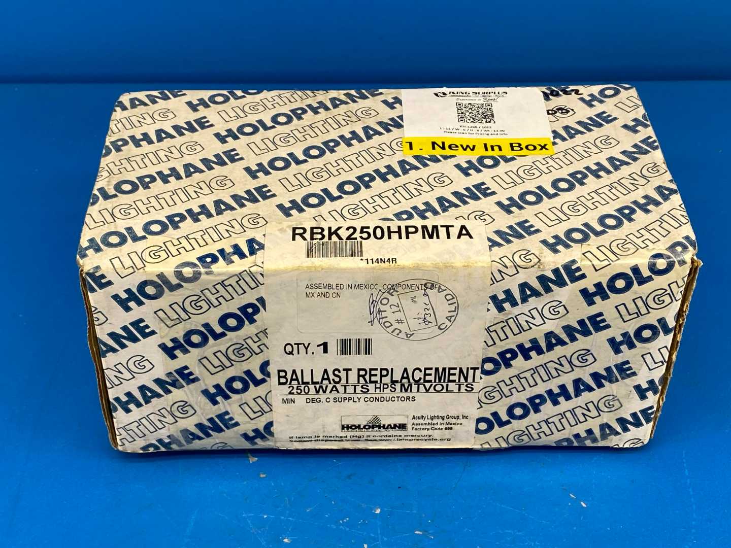Holophane RBK250HPMTA Ballast Replacement Kit 250 Watts HPS Multi Volt