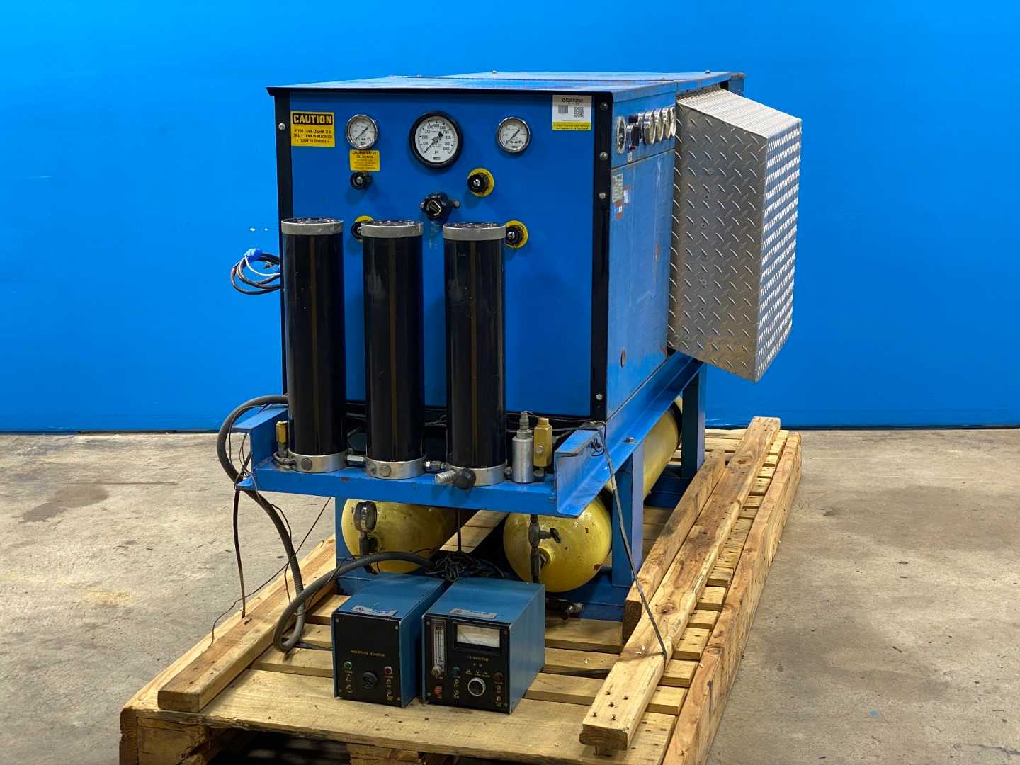 American Bristol Inc SAC-24E3 Breathing Air Compressor 563 hrs 18 CFM 5000 PSI SCBA Scuba 5000 psi 15HP 208V 3PH