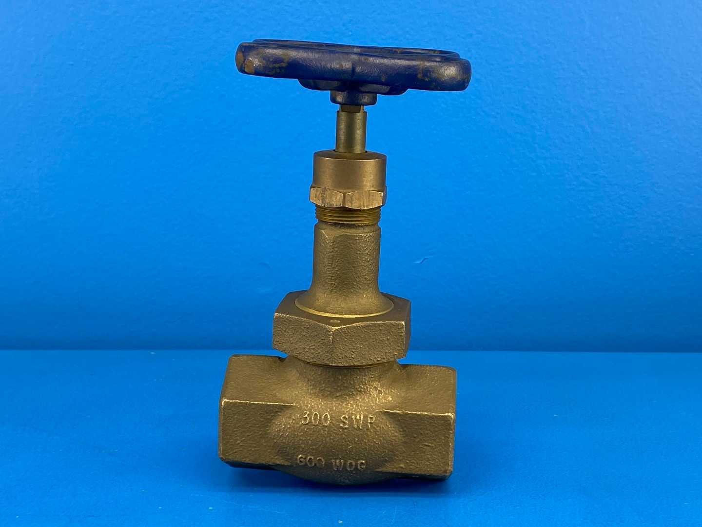 Nibco T-275-Y 1" Globe Valve Bronze Class 300 PTFE Disc T--Female NPT Thread (FIPT) MSS SP-80